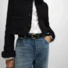 Vivienne-riem 25 mm van taurillonleer