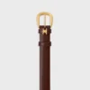 Vivienne-riem 25 mm van taurillonleer