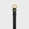 Vivienne-riem 25 mm van taurillonleer