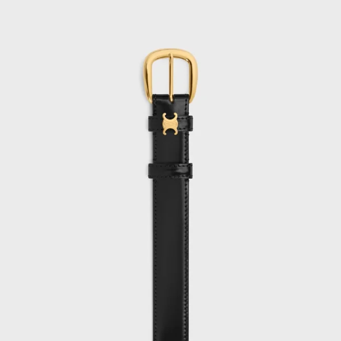 Vivienne-riem 25 mm van taurillonleer