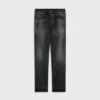 Wesley-jeans in zwarte denim met ijsspoeling