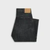 Wesley-jeans in zwarte denim met ijsspoeling