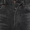Wesley-jeans in zwarte denim met ijsspoeling