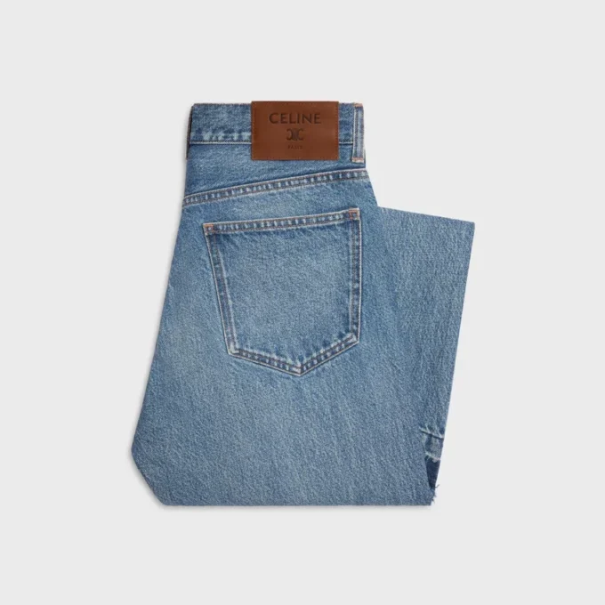 Wesley-jeans van katoendenim