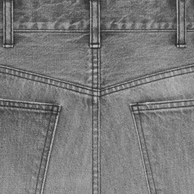 Wesley-jeans van katoendenim