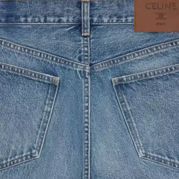 Wesley-jeans van katoendenim