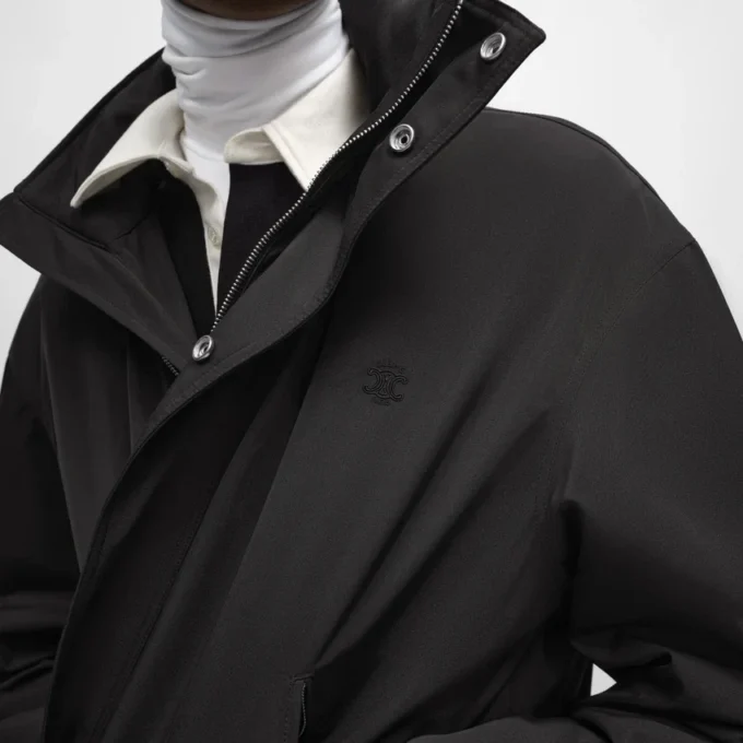 Windjack van nylon twill