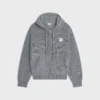 Wollen vest met capuchon