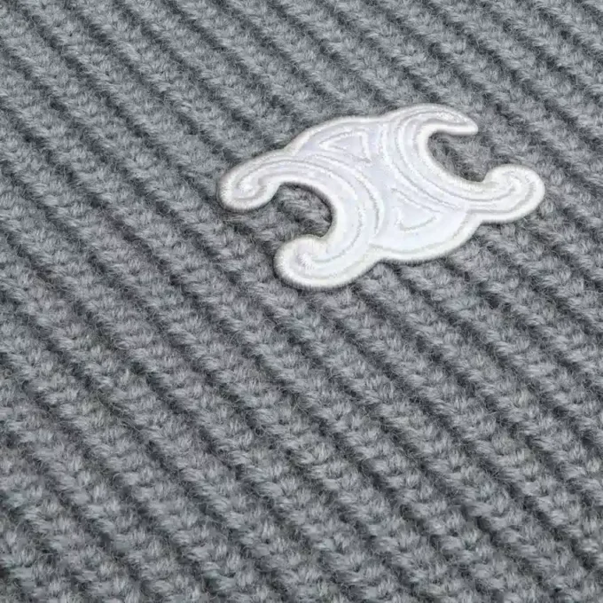 Wollen vest met capuchon