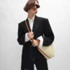 Zachte shopper van Triomphe Canvas en kalfsleer