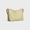 Zachte shopper van Triomphe Canvas en kalfsleer