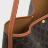 Zachte shopper van Triomphe Canvas en kalfsleer